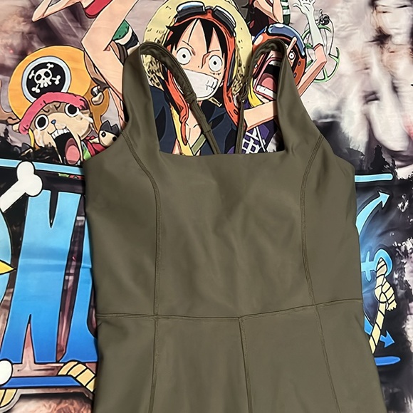 Abercrombie YPB sculptLUX Green Bodysuit Onesie Large - Picture 2 of 5